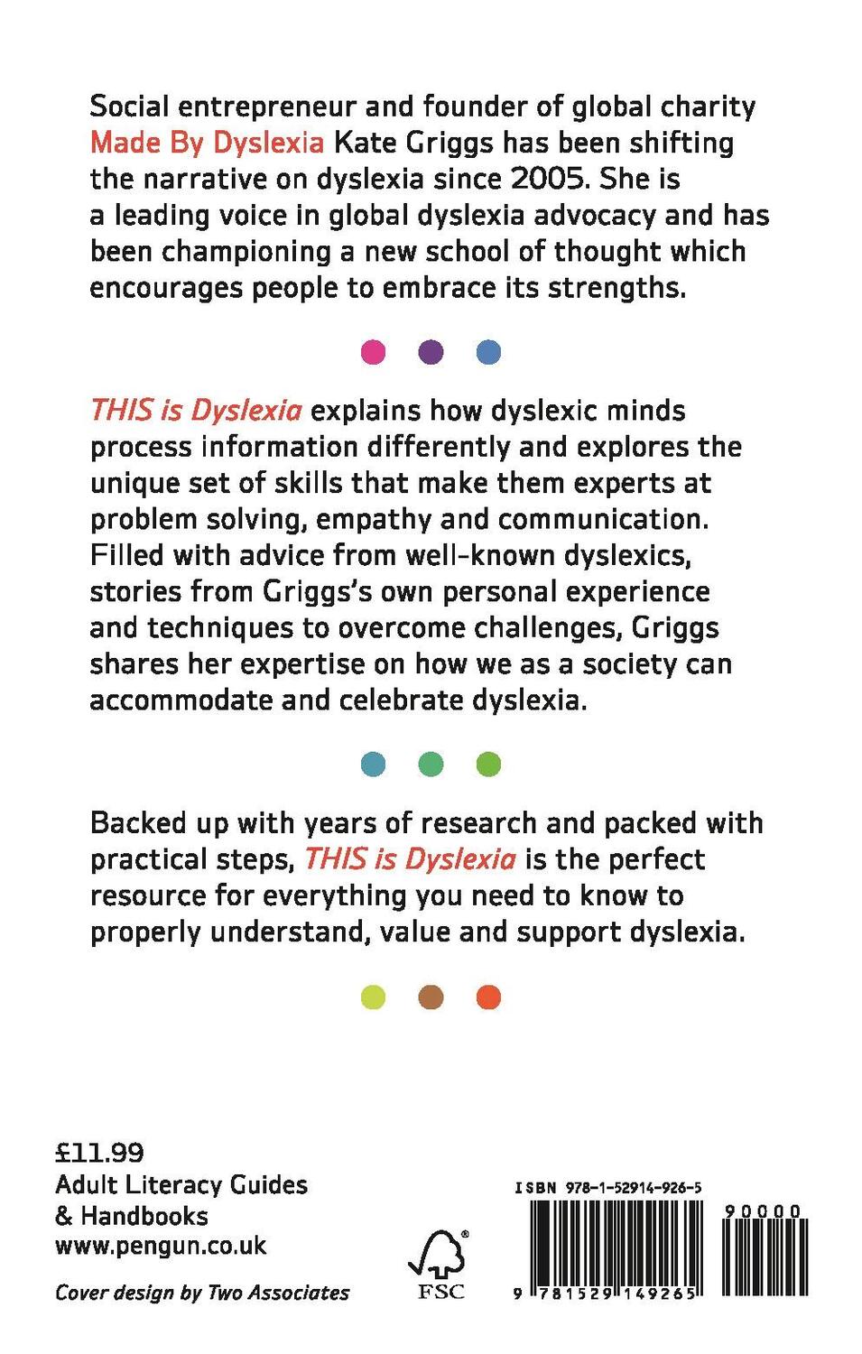 Rückseite: 9781529149265 | This Is Dyslexia | Kate Griggs | Taschenbuch | Englisch | 2022