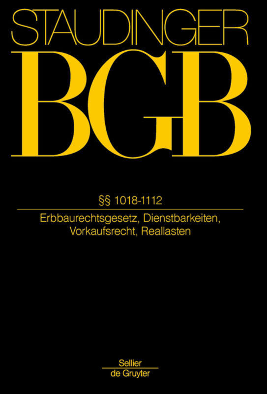 Cover: 9783805912068 | ErbbauRG; 1018-1112 | Christian A. Heinze (u. a.) | Buch | De Gruyter