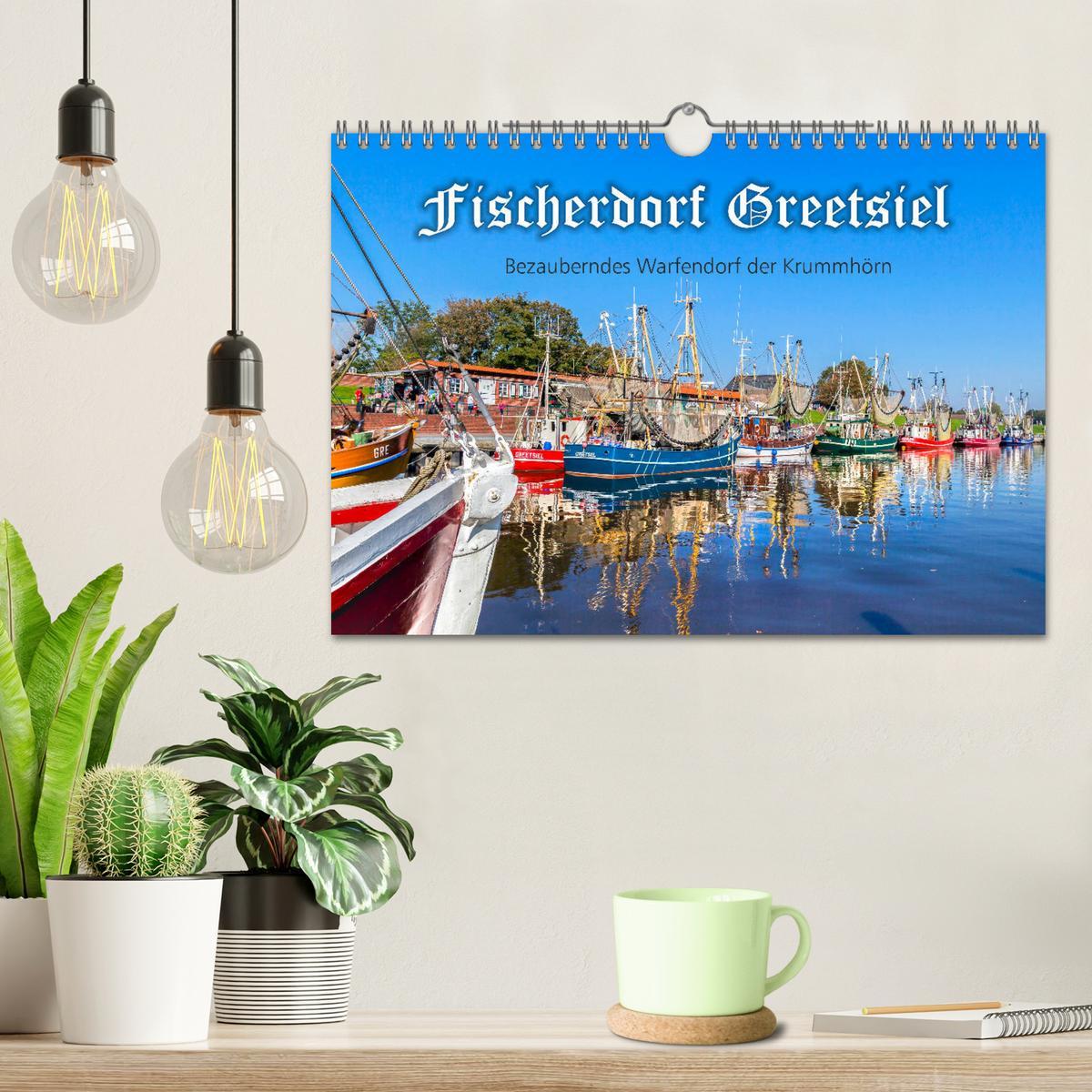 Bild: 9783435490721 | Fischerdorf Greetsiel (Wandkalender 2025 DIN A4 quer), CALVENDO...