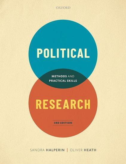 Cover: 9780198820628 | Political Research: Methods and Practical Skills | Halperin (u. a.)