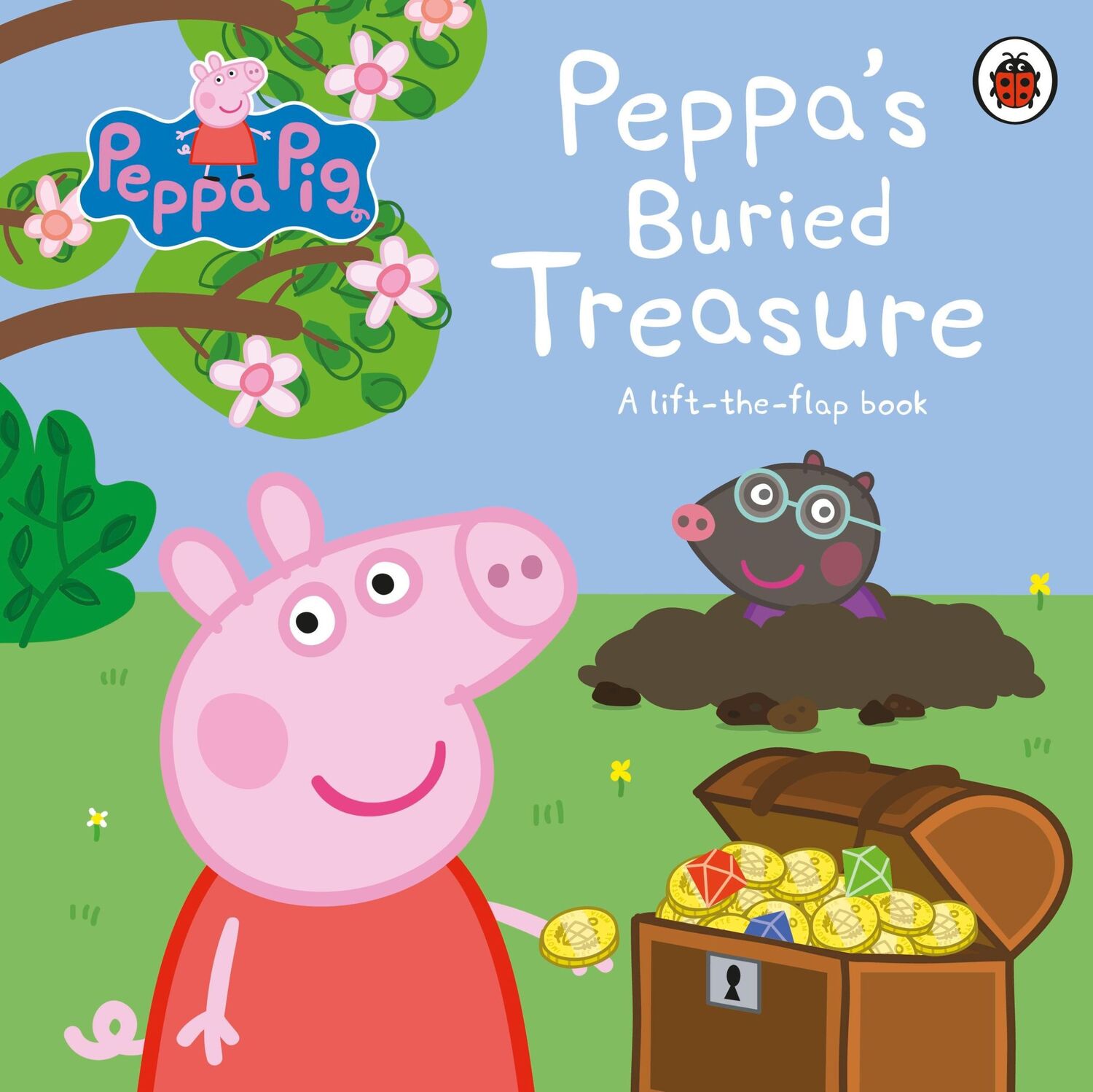 Cover: 9780241606711 | Peppa Pig: Peppa's Buried Treasure | A lift-the-flap book | Peppa Pig