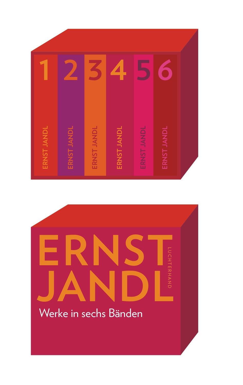 Cover: 9783630900032 | Werke in sechs Bänden (Kassette) | Ernst Jandl | Taschenbuch | 3712 S.