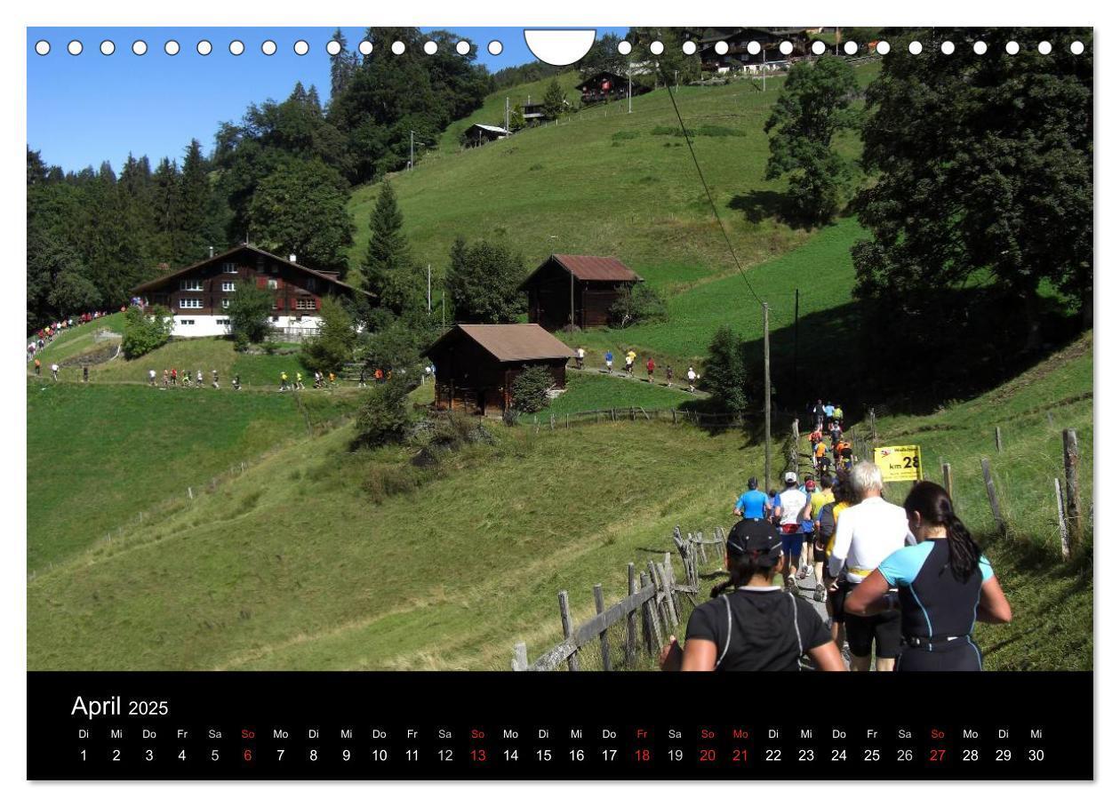 Bild: 9783435823826 | Der Jungfrau-Marathon (Wandkalender 2025 DIN A4 quer), CALVENDO...