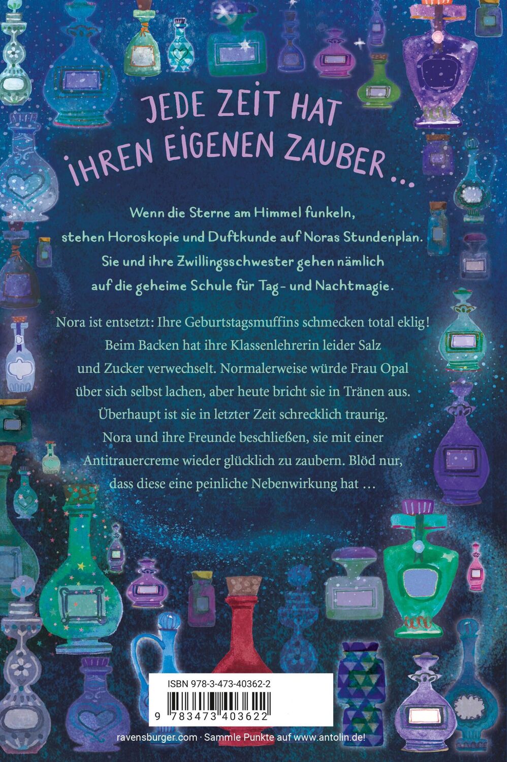 Rückseite: 9783473403622 | Die Schule für Tag- und Nachtmagie, Band 5: Lieblingslehrerin in Not