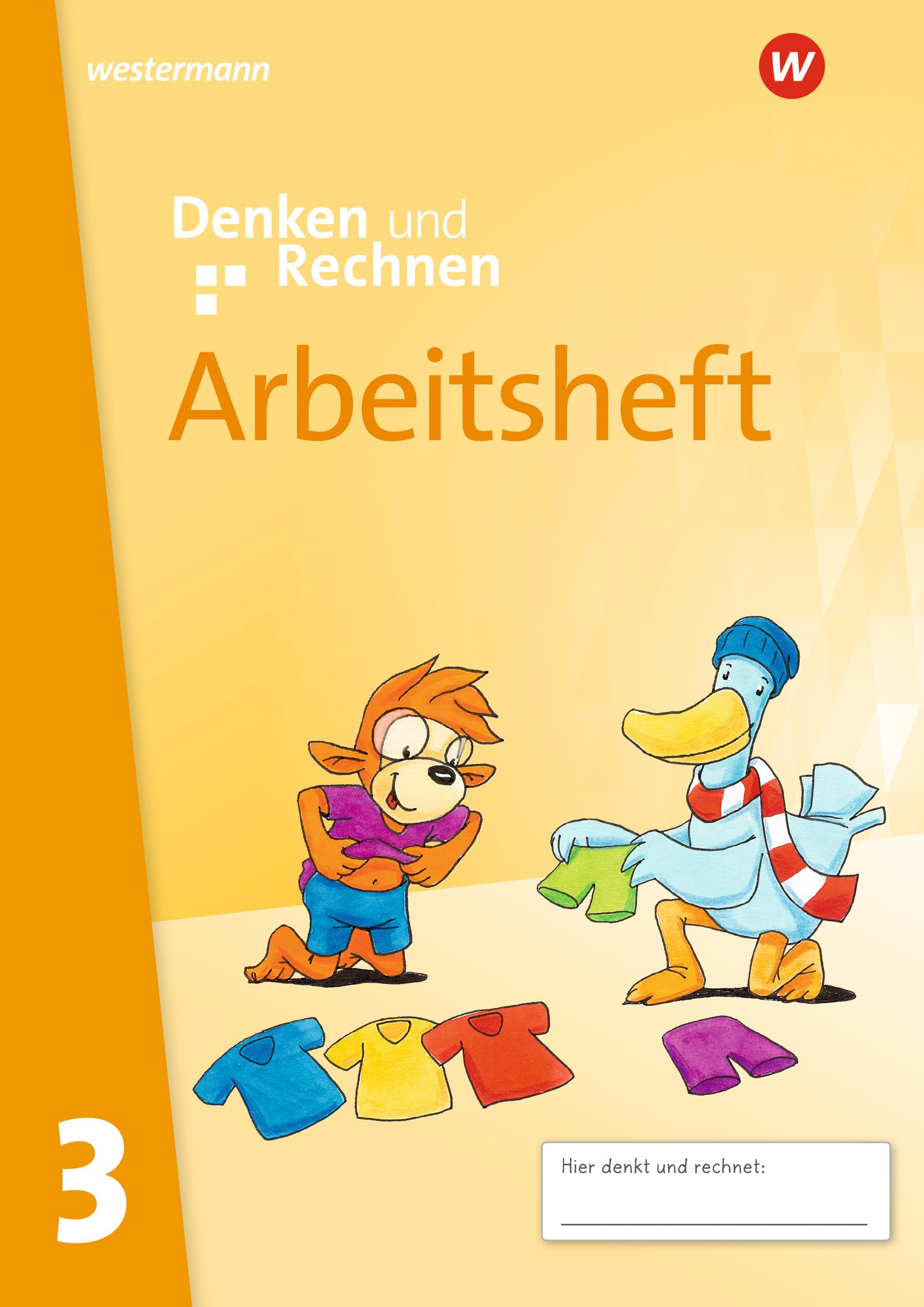 Cover: 9783141056136 | Denken und Rechnen 3. Arbeitsheft. Allgemeine Ausgabe | Ausgabe 2024