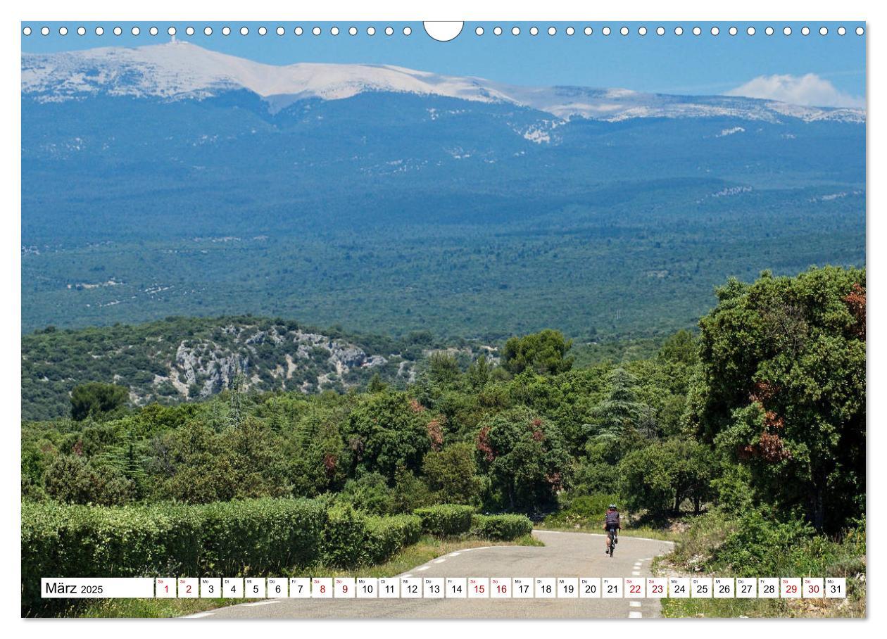 Bild: 9783435353187 | Mit dem Rennrad zum Mont Ventoux (Wandkalender 2025 DIN A3 quer),...