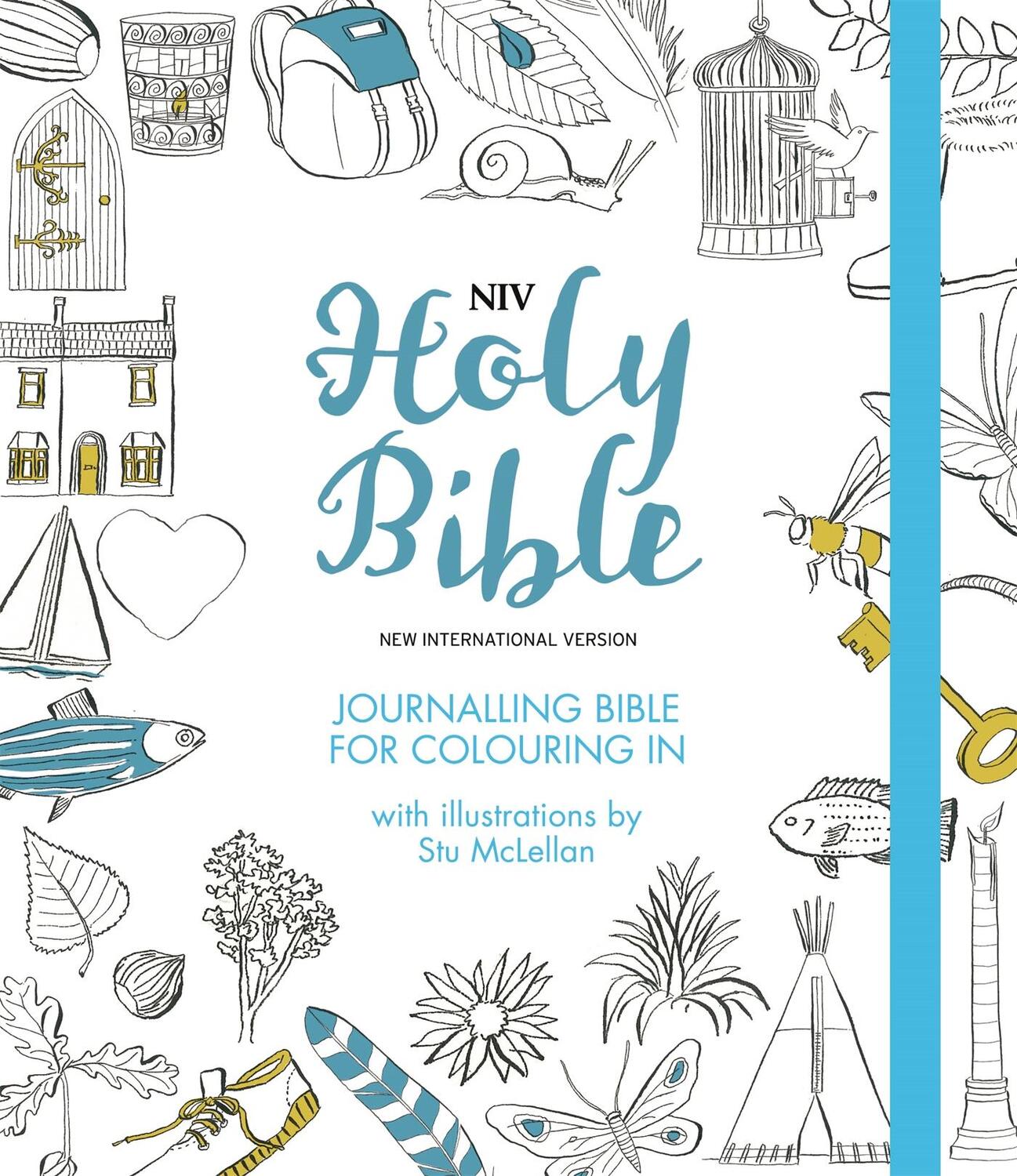 Cover: 9781529360141 | NIV Journalling Bible for Colouring In | New International Version