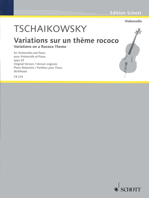 Cover: 9790001157223 | Variationen über ein Rokoko-Thema op. 33 | Thomas Kohlhase | Buch