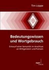 Cover: 9783823365433 | Bedeutungswissen und Wortgebrauch | Tim Loppe | Taschenbuch | Deutsch