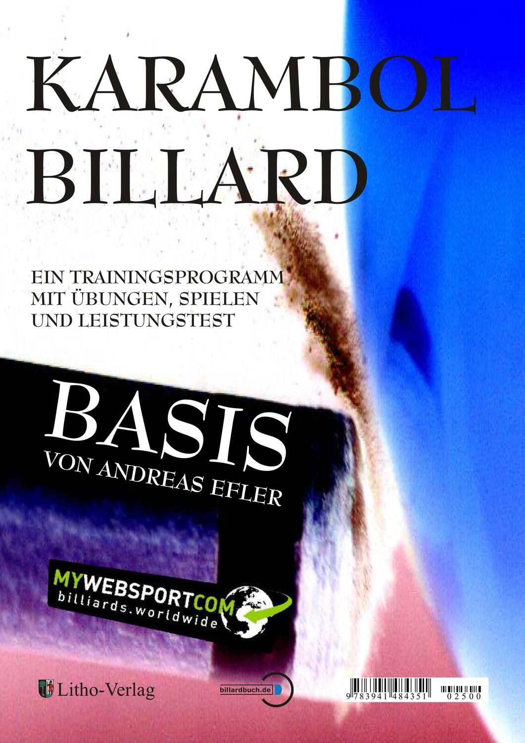 Cover: 9783941484351 | Karambol Billard Basis | Andreas Efler | Taschenbuch | Deutsch | 2014
