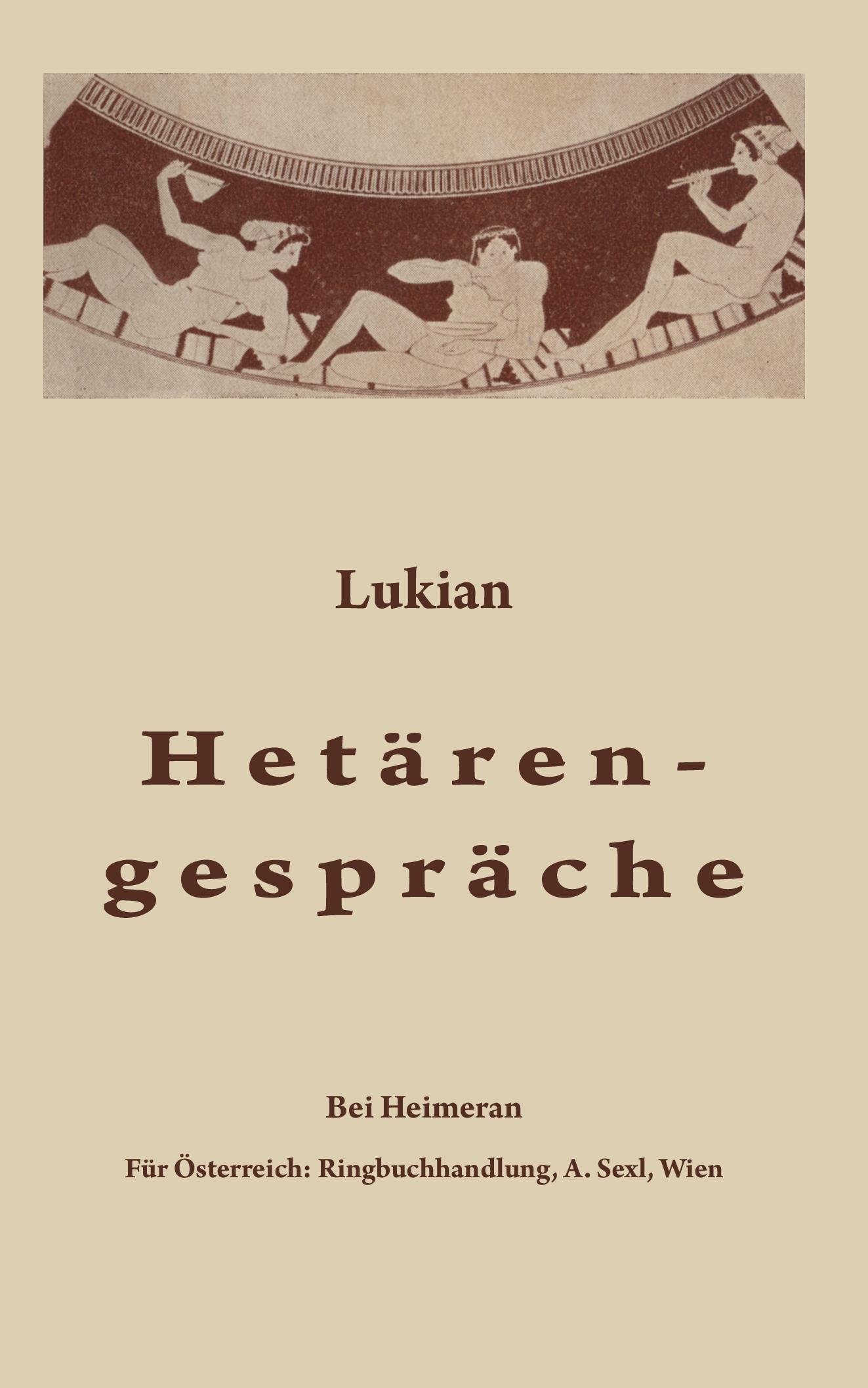 Cover: 9783110357745 | Hetärengespräche | Griechisch und deutsch | Lukian | Buch | 105 S.