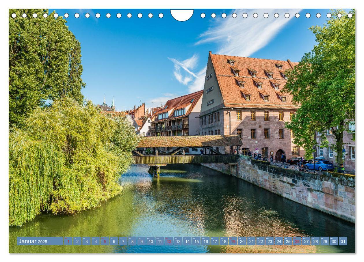 Bild: 9783435299683 | Nürnberg - Historische Altstadt (Wandkalender 2025 DIN A4 quer),...