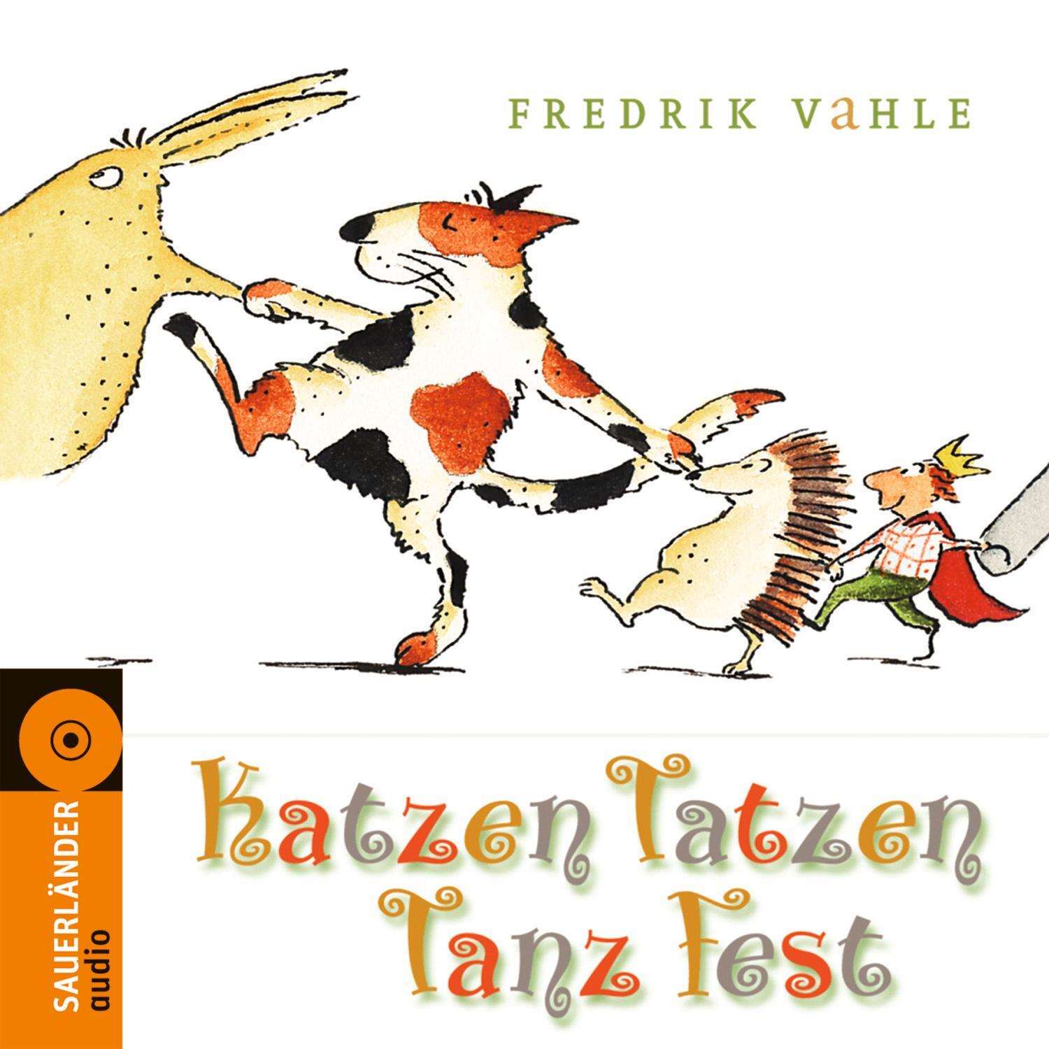 Cover: 9783839845752 | Katzentatzentanzfest | 11 Lieder | Fredrik Vahle | Audio-CD | 40 Min.