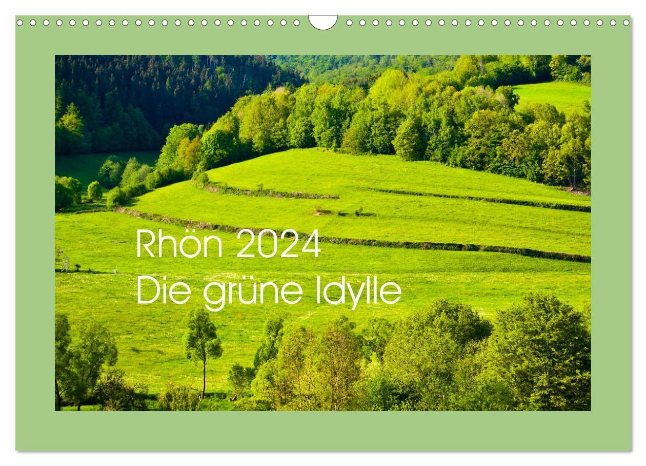 Cover: 9783675531789 | Rhön 2024 Die grüne Idylle (Wandkalender 2024 DIN A3 quer),...