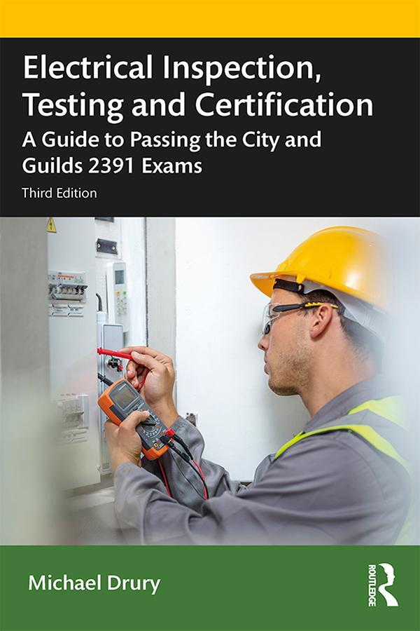 Cover: 9780367430269 | Electrical Inspection, Testing and Certification | Michael Drury