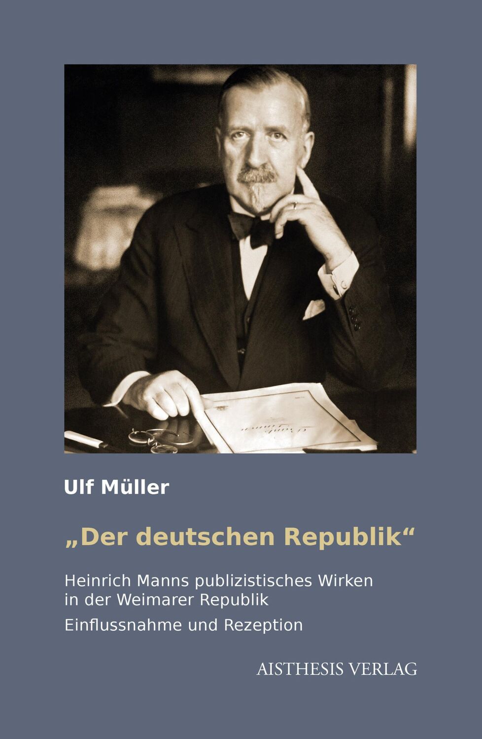 Cover: 9783849818616 | ,,Der deutschen Republik" | Ulf Müller | Taschenbuch | 486 S. | 2023