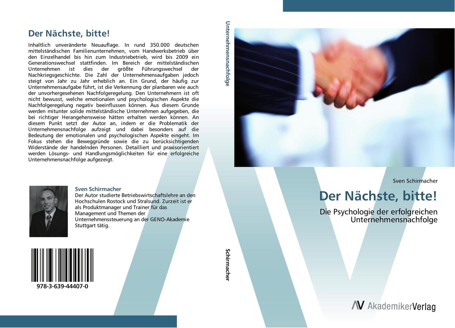 Cover: 9783639444070 | Der Nächste, bitte! | Sven Schirmacher | Taschenbuch | Paperback