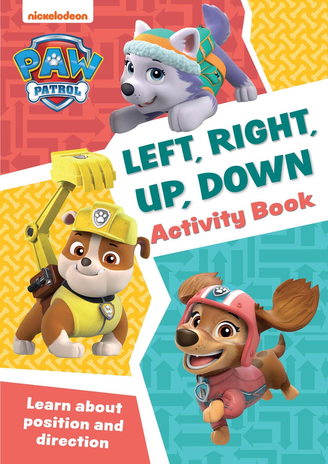 Cover: 9780008620059 | PAW Patrol Left, Right, Up, Down Activity Book | Get Set for School!