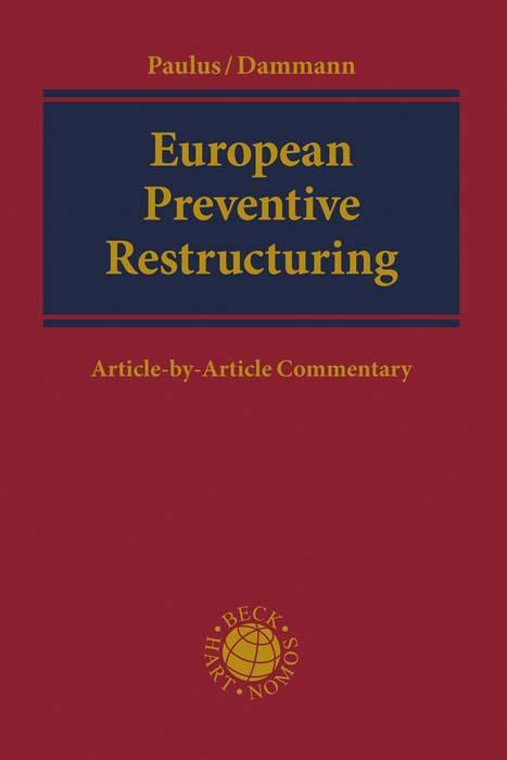 Cover: 9783406753503 | European Preventive Restructuring | Directive (EU) 2019/1023 | Buch