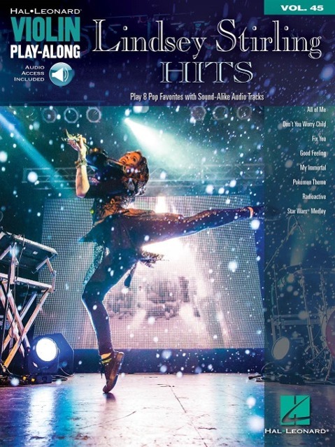 Cover: 884088954390 | Lindsey Stirling Hits Violin Play-Along Volume 45 Book/Online Audio