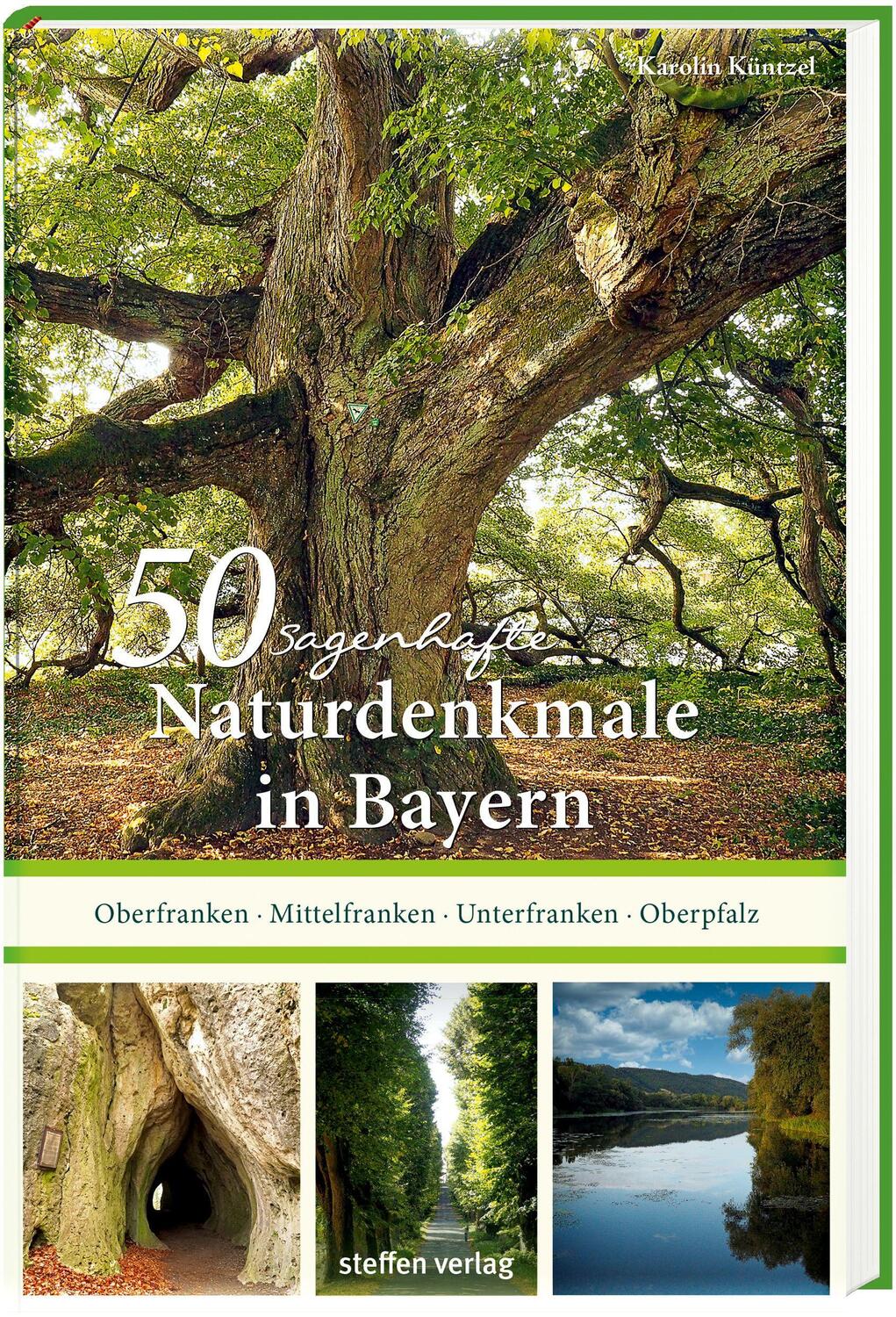 Cover: 9783957991089 | 50 sagenhafte Naturdenkmale in Bayern: Unterfranken - Oberfranken -...