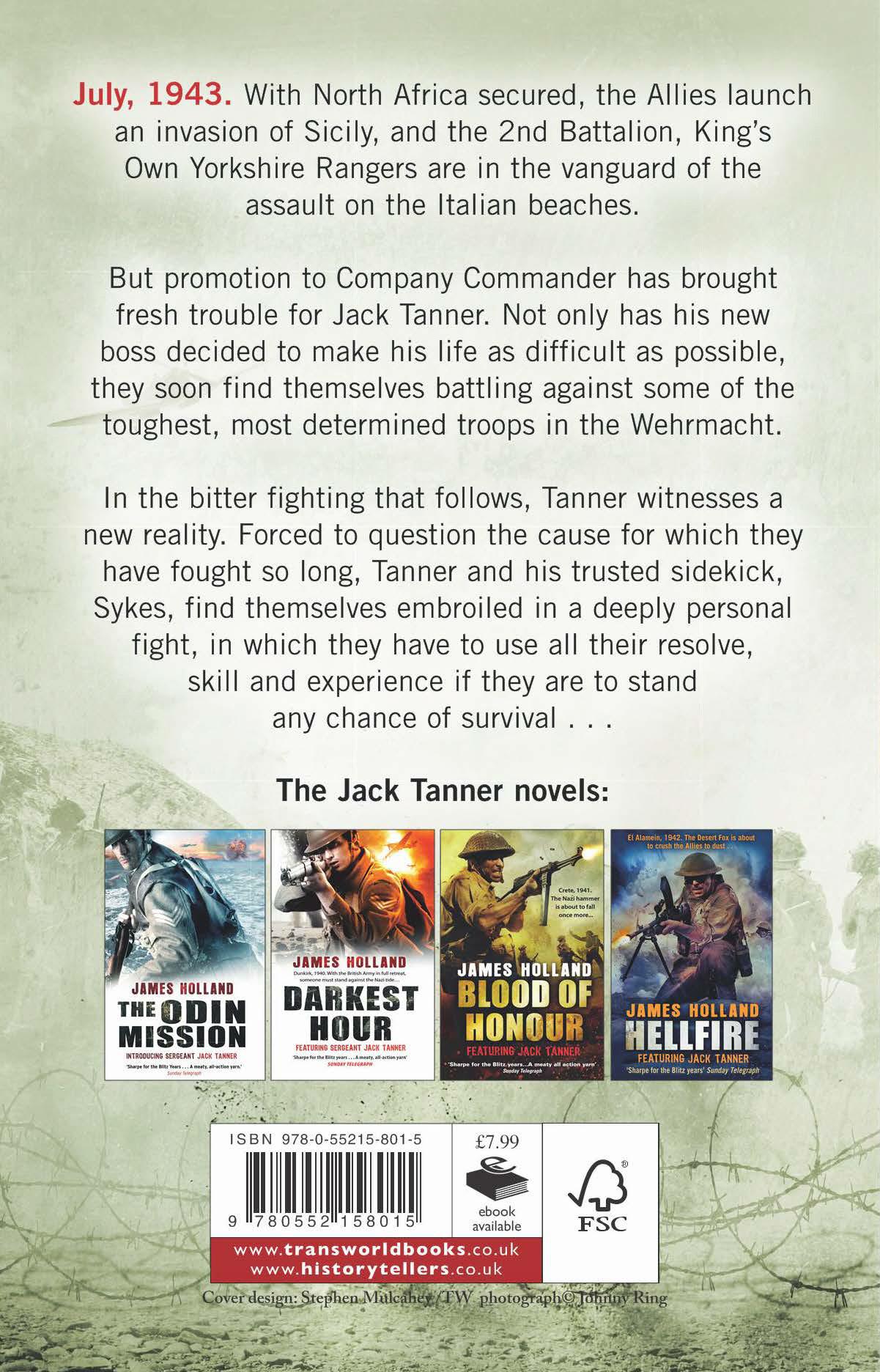 Rückseite: 9780552158015 | The Devil's Pact | (Jack Tanner: book 5) | James Holland | Taschenbuch