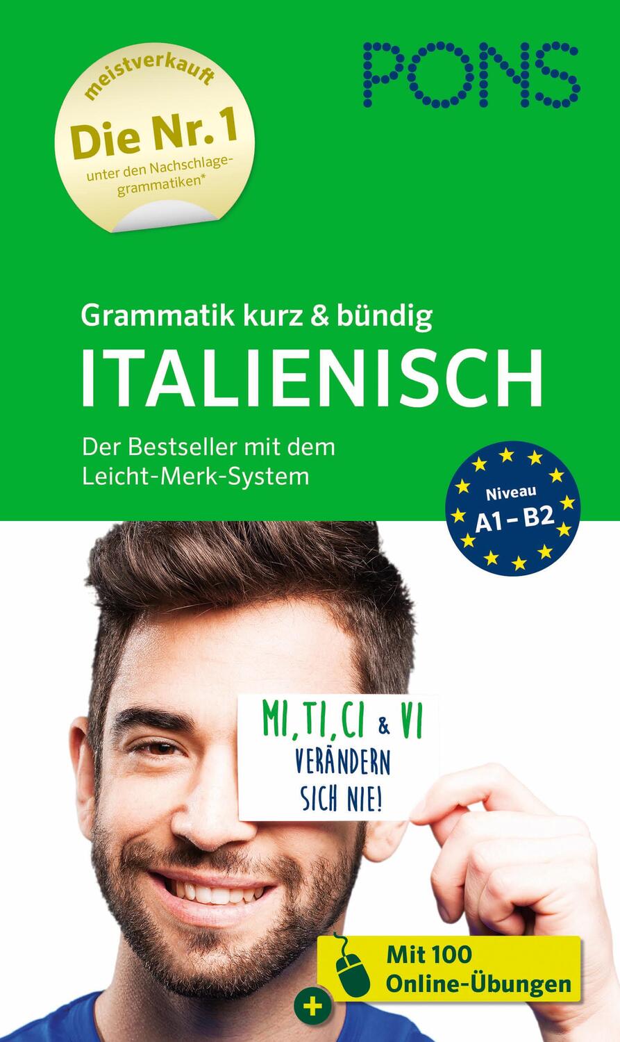 Cover: 9783125620766 | PONS Grammatik kurz &amp; bündig Italienisch | Taschenbuch | 160 S. | 2020