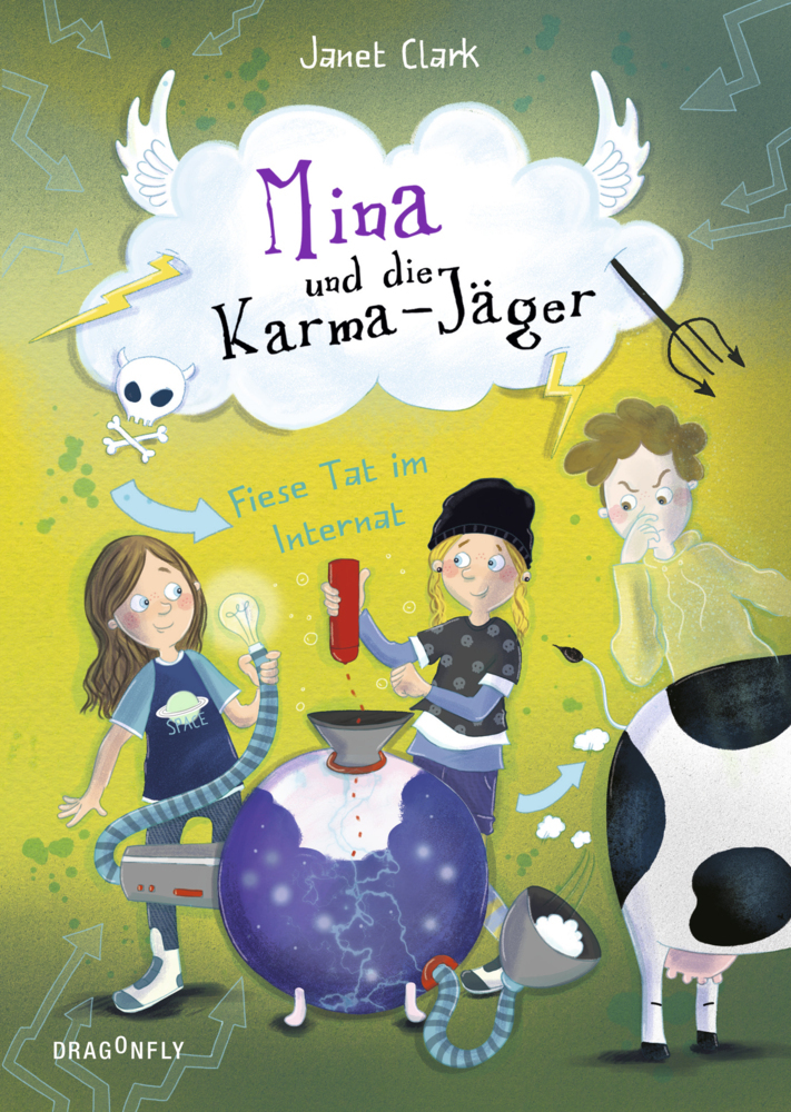 Cover: 9783748800170 | Mina und die Karma-Jäger - Fiese Tat im Internat | Janet Clark | Buch