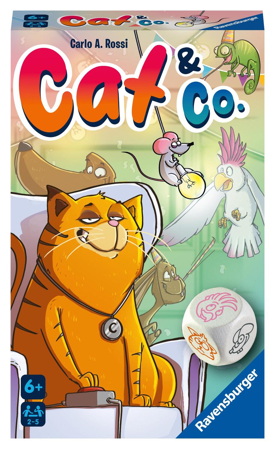 Cover: 4005556209644 | Ravensburger 20964- Cat & Co. - Würfel-Merkspiel, Spiel für Kinder...