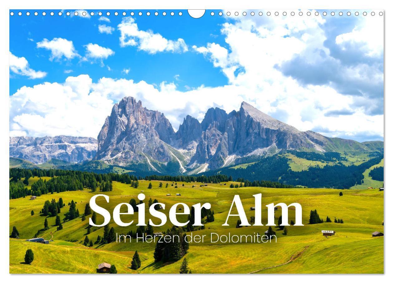 Cover: 9783675774018 | Seiser Alm - Im Herzen der Dolomiten. (Wandkalender 2024 DIN A3...