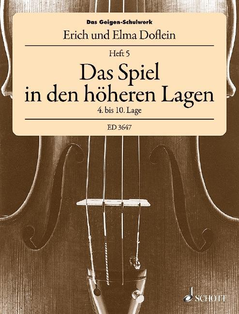 Cover: 9790001043854 | Das Geigen-Schulwerk | Elma Doflein (u. a.) | Broschüre | Deutsch