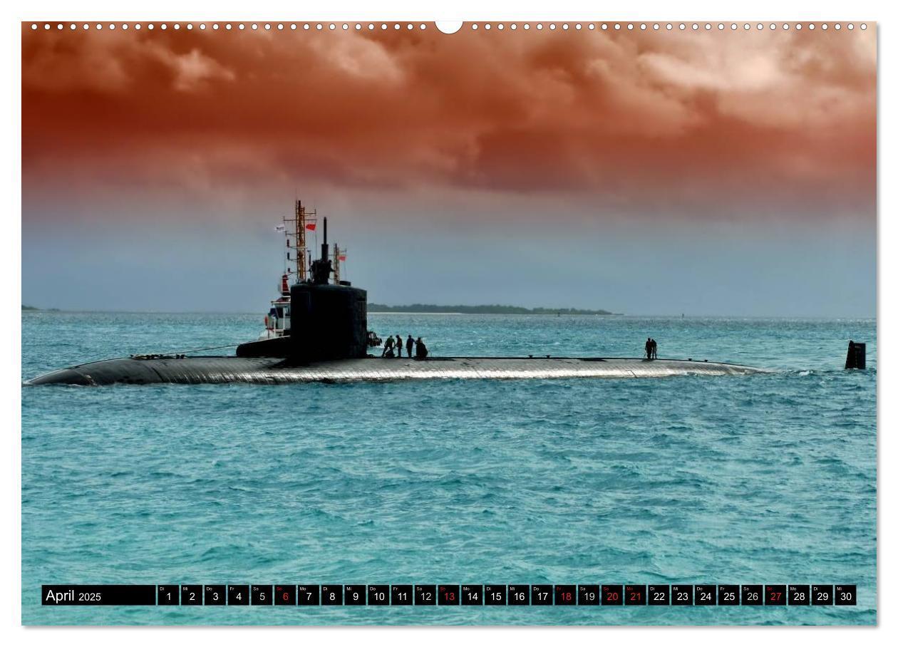 Bild: 9783435729302 | U-Boote - Militärische Ungetüme (Wandkalender 2025 DIN A2 quer),...