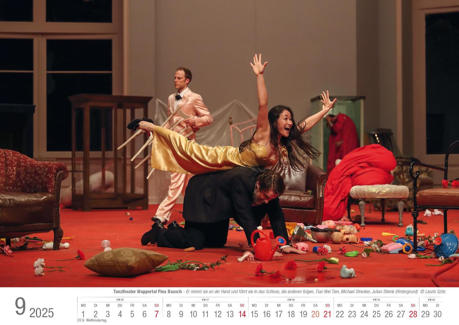 Bild: 9783965352377 | Tanztheater Wuppertal Pina Bausch 2025 Bildkalender A3 Spiralbindung