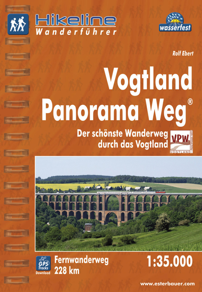 Cover: 9783850005364 | Hikeline Wanderführer Vogtland Panorama Weg | Rolf Ebert | Taschenbuch