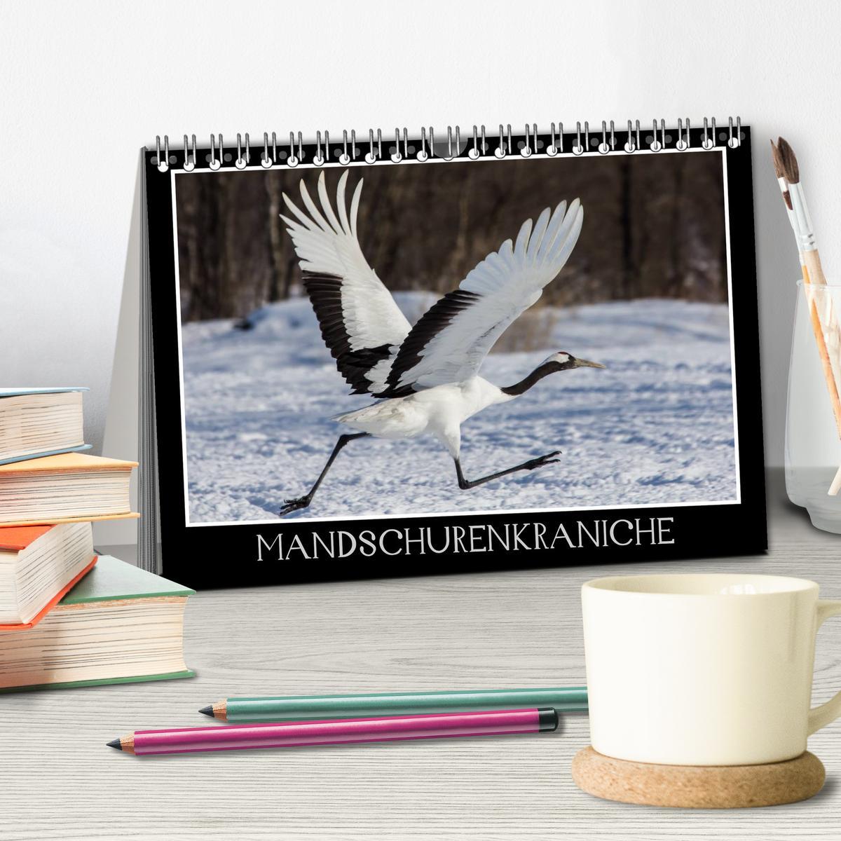 Bild: 9783435783021 | Mandschurenkraniche (Tischkalender 2025 DIN A5 quer), CALVENDO...