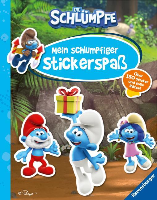 Cover: 9783473497249 | Die Schlümpfe: Mein schlumpfiger Stickerspaß | Stefanie Hahn | Buch