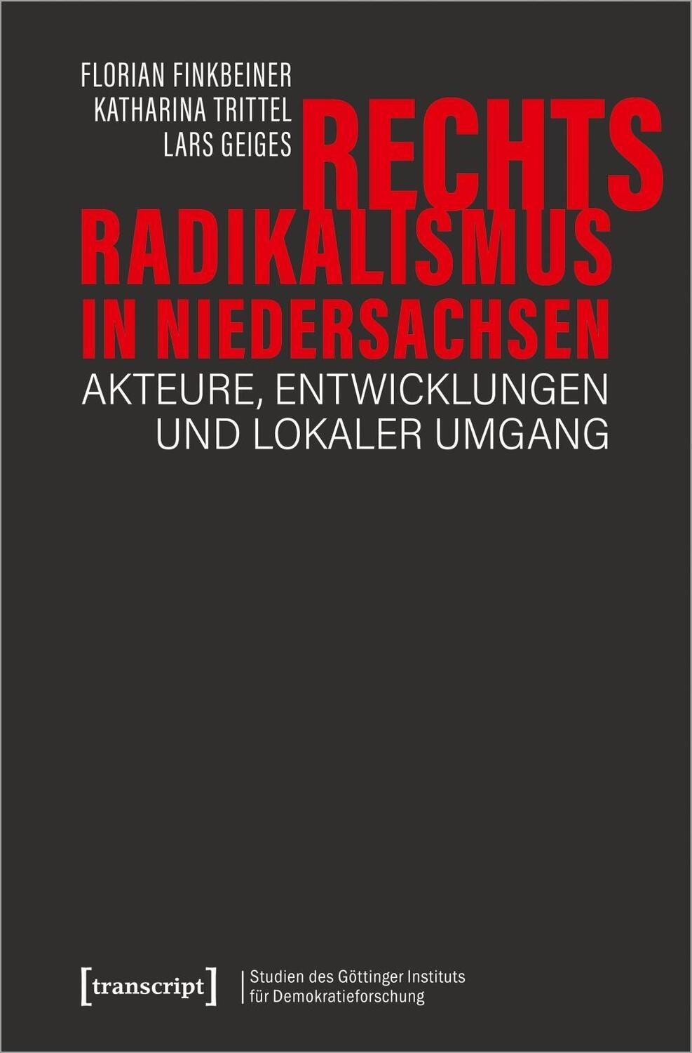 Cover: 9783837649659 | Rechtsradikalismus in Niedersachsen | Finkbeiner | Taschenbuch | 2019