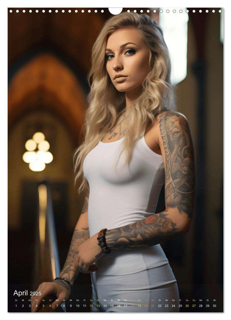 Bild: 9783435851089 | Tattoo Schönheiten - zwölf Monate, zwölf Frauen und jede Menge...