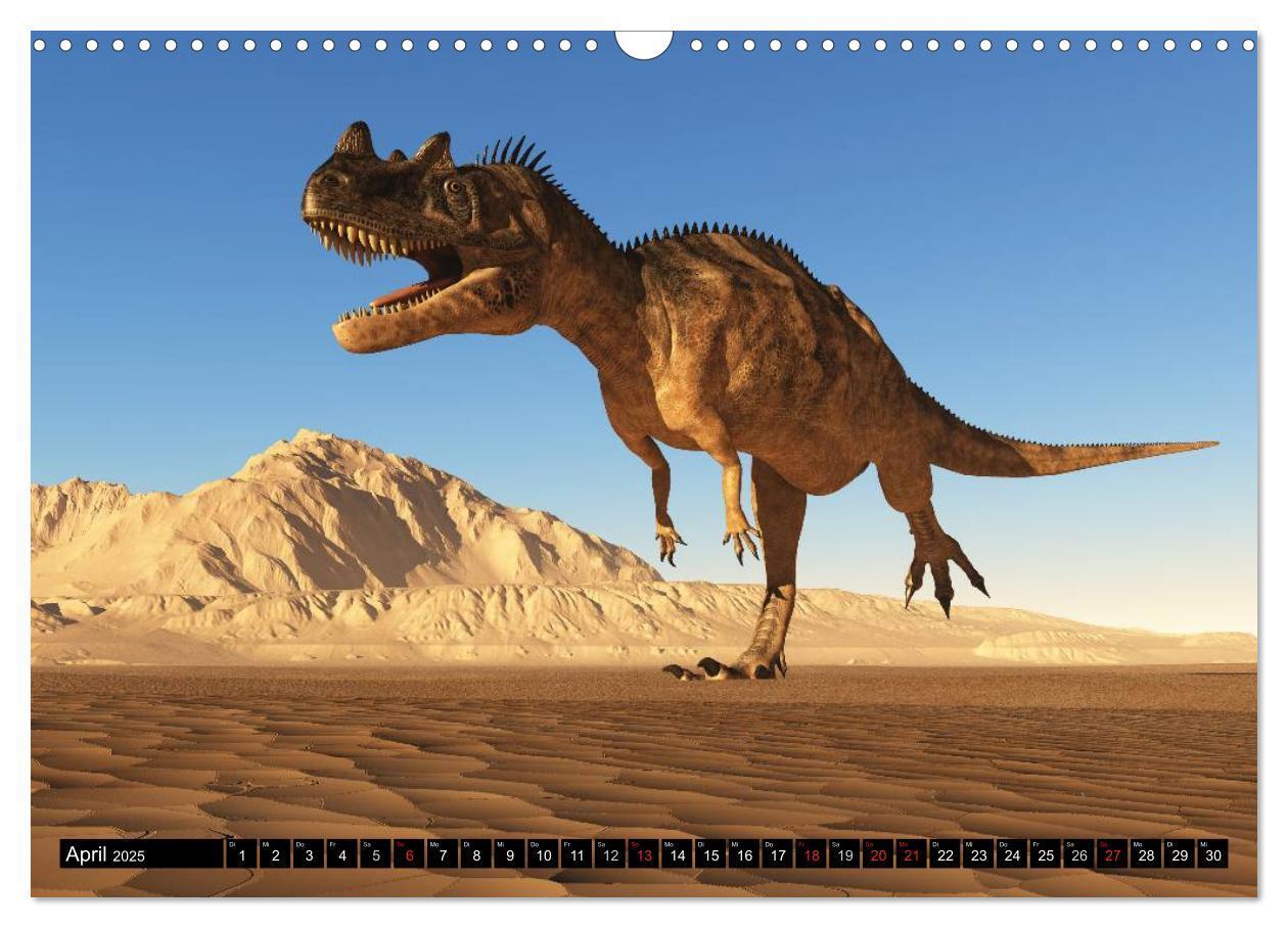 Bild: 9783435567799 | Dinosaurier. Urzeitliche Giganten (Wandkalender 2025 DIN A3 quer),...