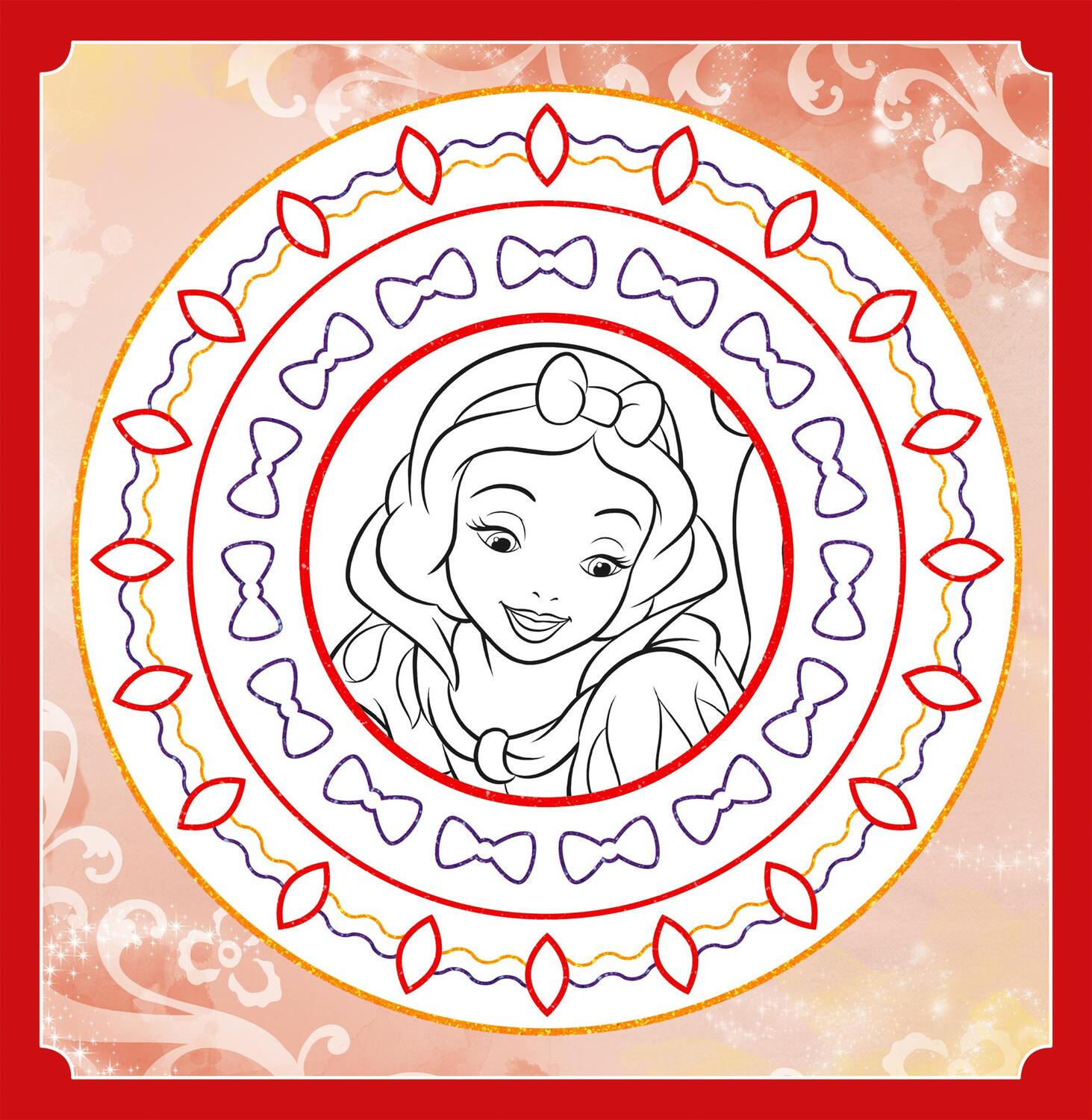 Bild: 9783833240089 | Disney Prinzessin: Meine Glitzer-Mandalas zum Ausmalen | Taschenbuch