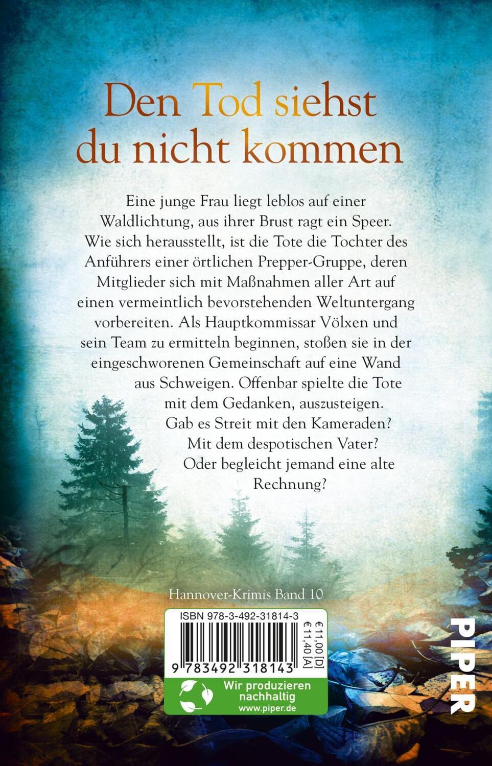 Rückseite: 9783492318143 | Fürchte dich vor morgen | Susanne Mischke | Taschenbuch | 304 S.