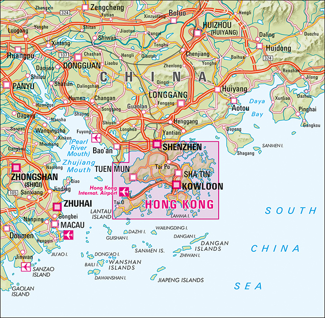 Bild: 9783865742711 | Nelles Map Landkarte Hong Kong | (Land-)Karte | Deutsch | 2012