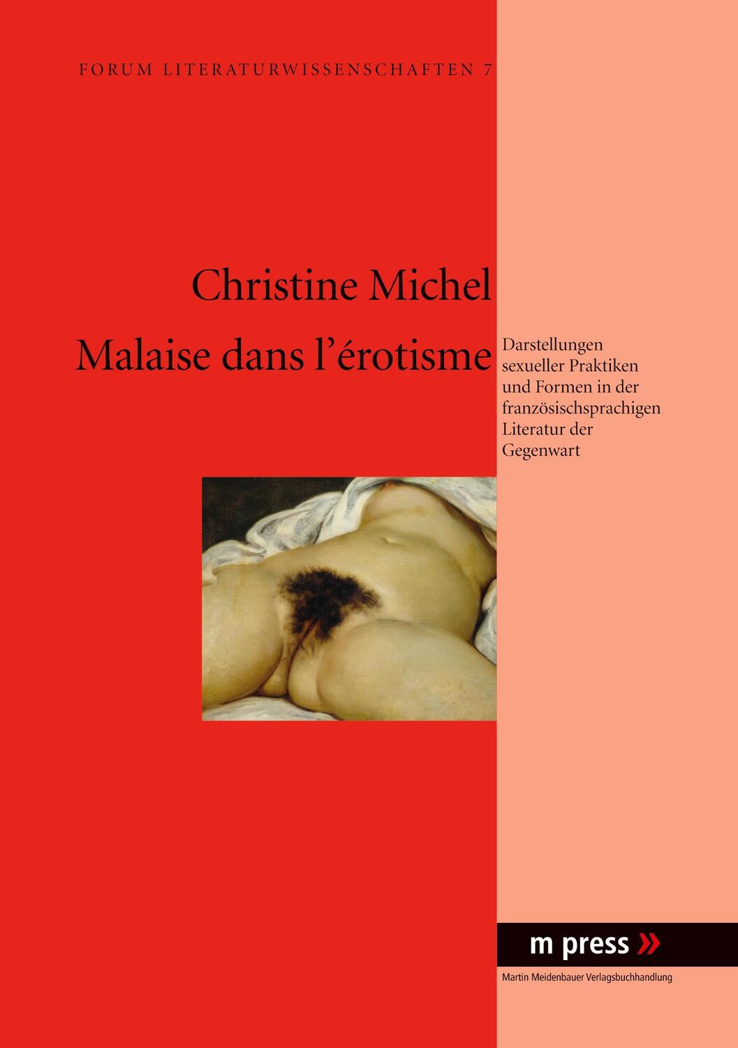 Cover: 9783899757149 | Malaise dans l'érotisme | Christine Michel | Taschenbuch | Paperback