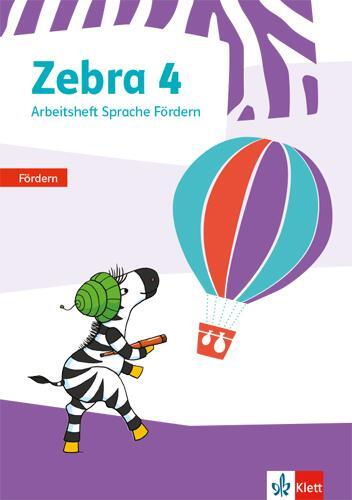 Cover: 9783122709839 | Zebra 4. Arbeitsheft Fördern Klasse 4 | Broschüre | Deutsch | 2020