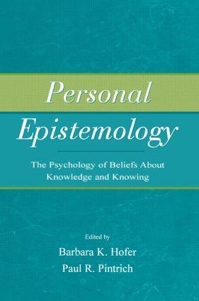 Cover: 9780805852356 | Personal Epistemology | Barbara K Hofer (u. a.) | Taschenbuch | 2004