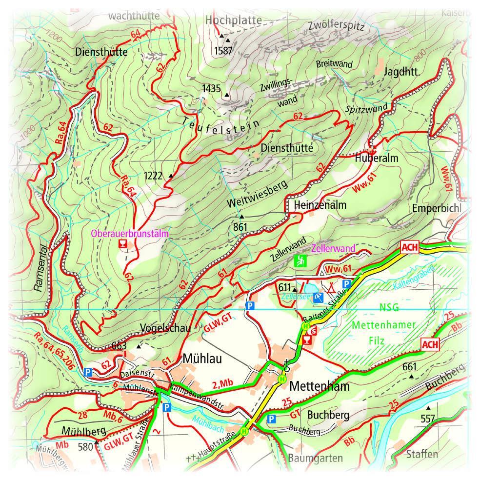 Bild: 9783961325238 | Chiemgauer Alpen. Wander- und Radkarte 1 : 35 000 | (Land-)Karte