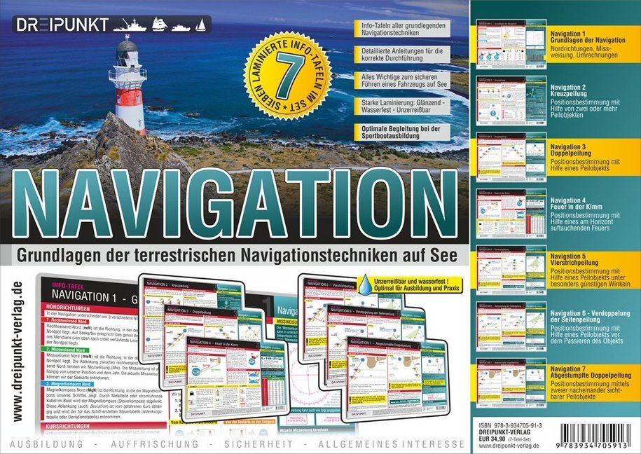 Cover: 9783934705913 | Tafel-Set Navigation, 7 Info-Tafeln | Michael Schulze | Stück | 2014