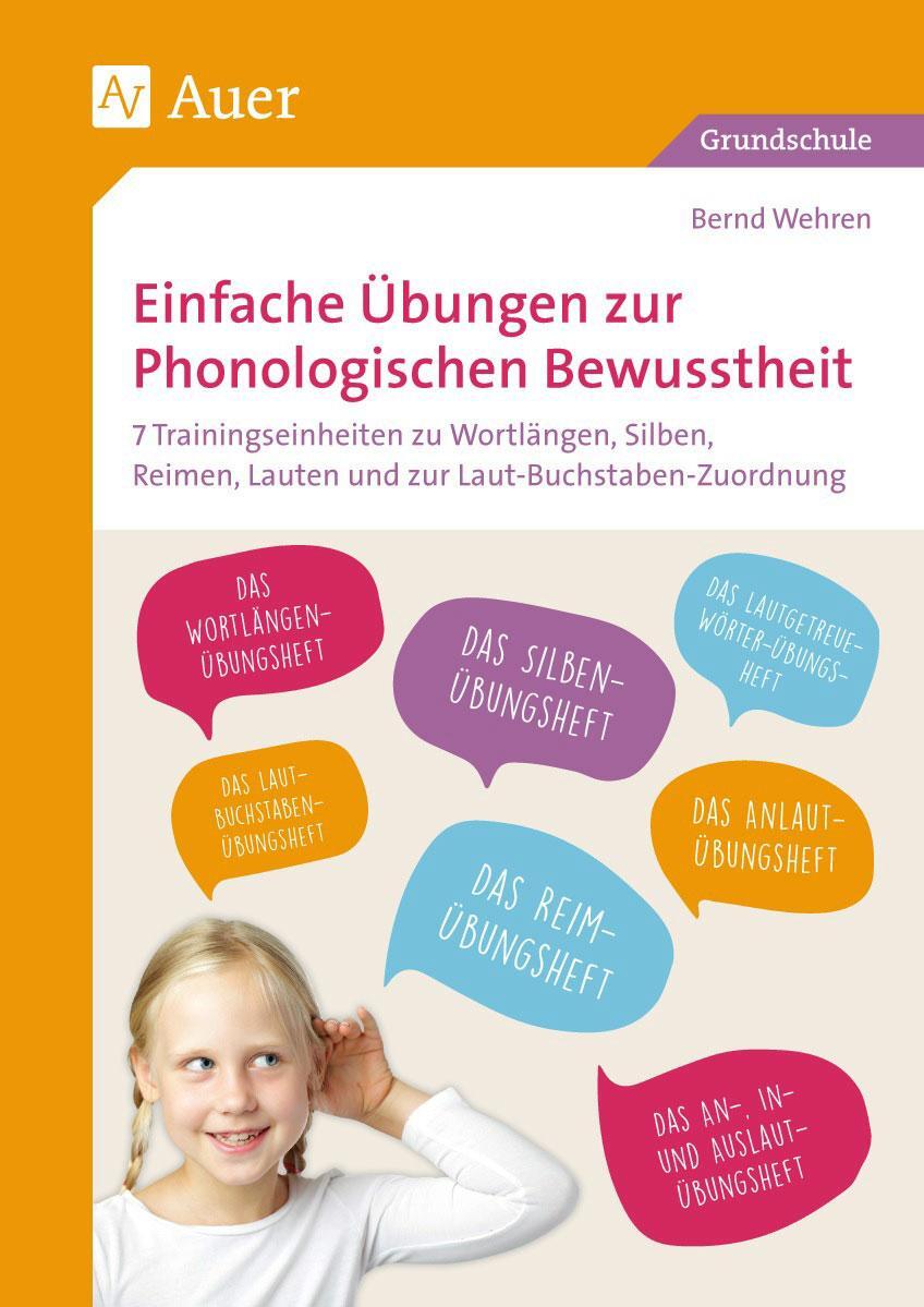 Cover: 9783403072898 | Einfache Übungen zur Phonologischen Bewusstheit | Bernd Wehren | Buch