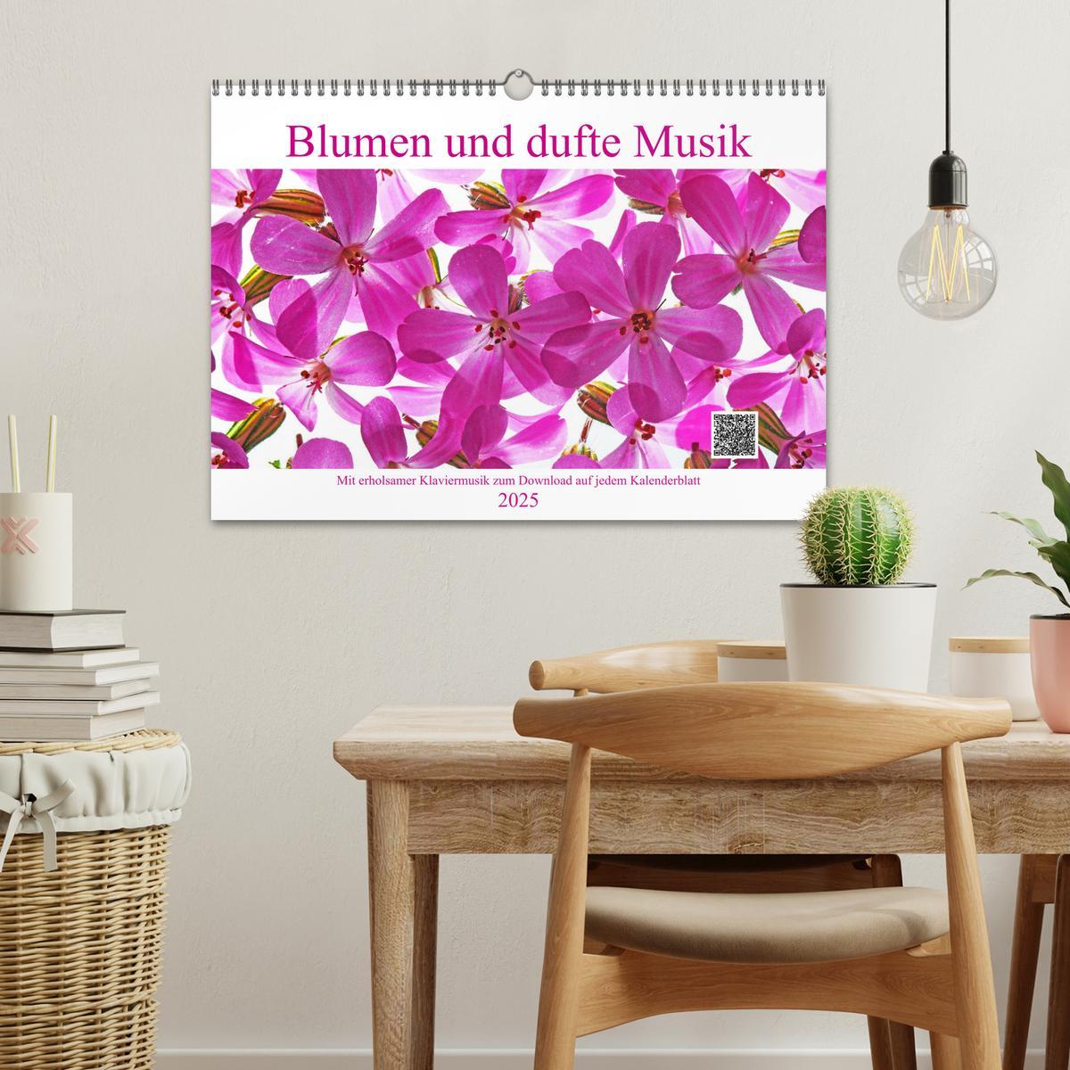 Bild: 9783435029716 | Blumen und dufte Musik (Wandkalender 2025 DIN A3 quer), CALVENDO...