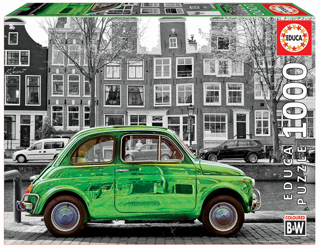 Cover: 8412668180000 | Car in Amsterdam black &amp; white (Puzzle) | Spiel | In Spielebox | 2020